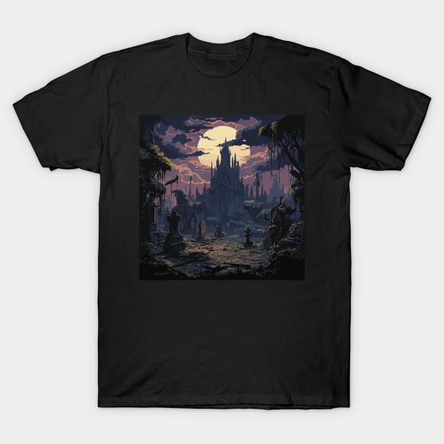 Graveyard T-Shirt by Ray Crimson